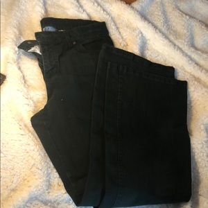 Woman’s flare jeans dark black